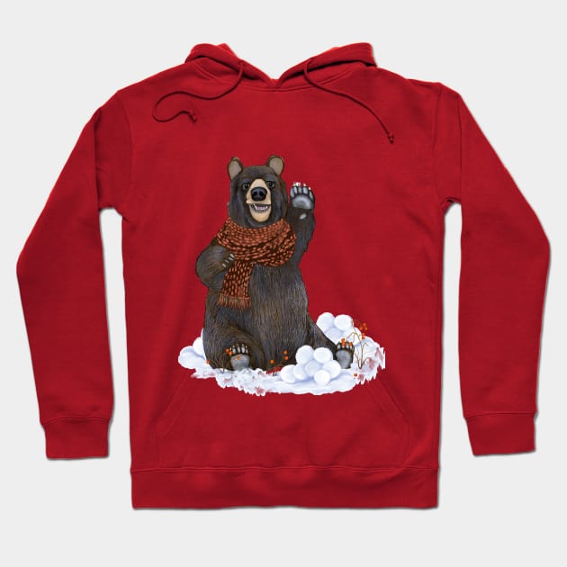 Loaded for Bear Hoodie by Julie Townsend Studio